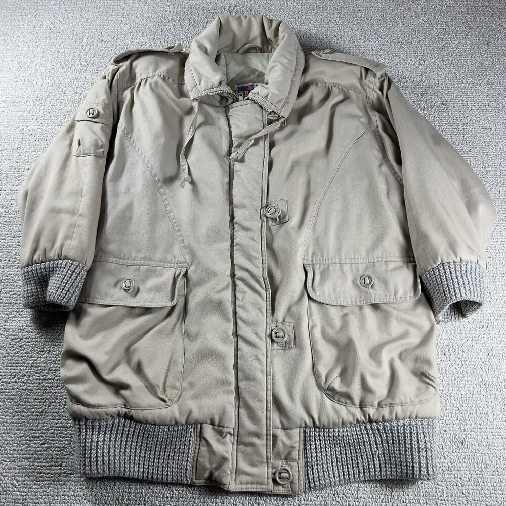 Vintage Braetan Bomber Jacket Beige Men’s Size Medium
